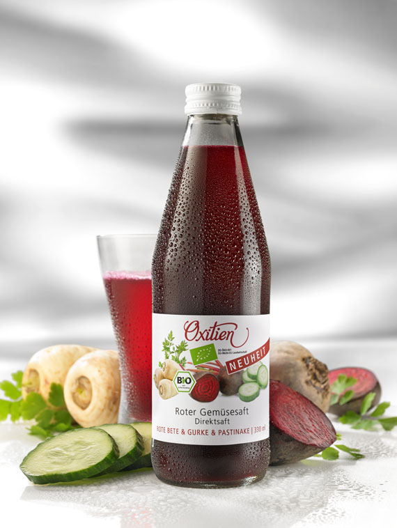 Gemüsesaft mit Rote Bete, Gurke und Pastinake - Solutions Vertriebs GmbH